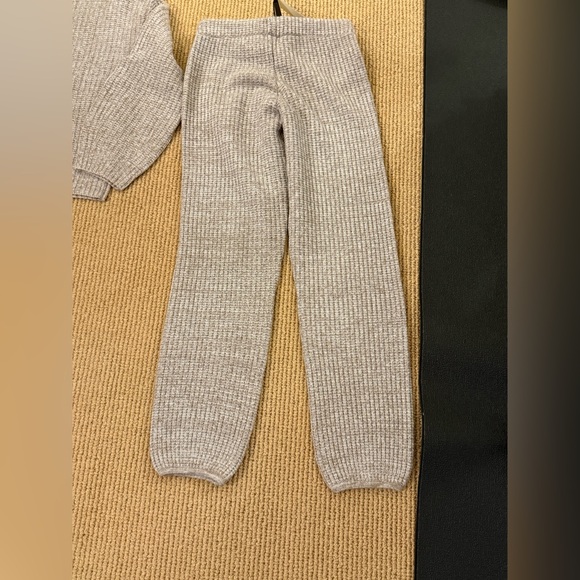 NWT Monrow Women's Wool Cash Space Dye Vintage top and pants size XS - Picture 13 of 15